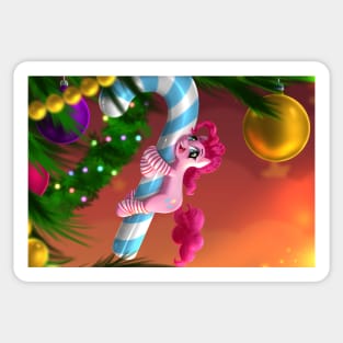 Tiny Pinkie Pie at Christmas Sticker